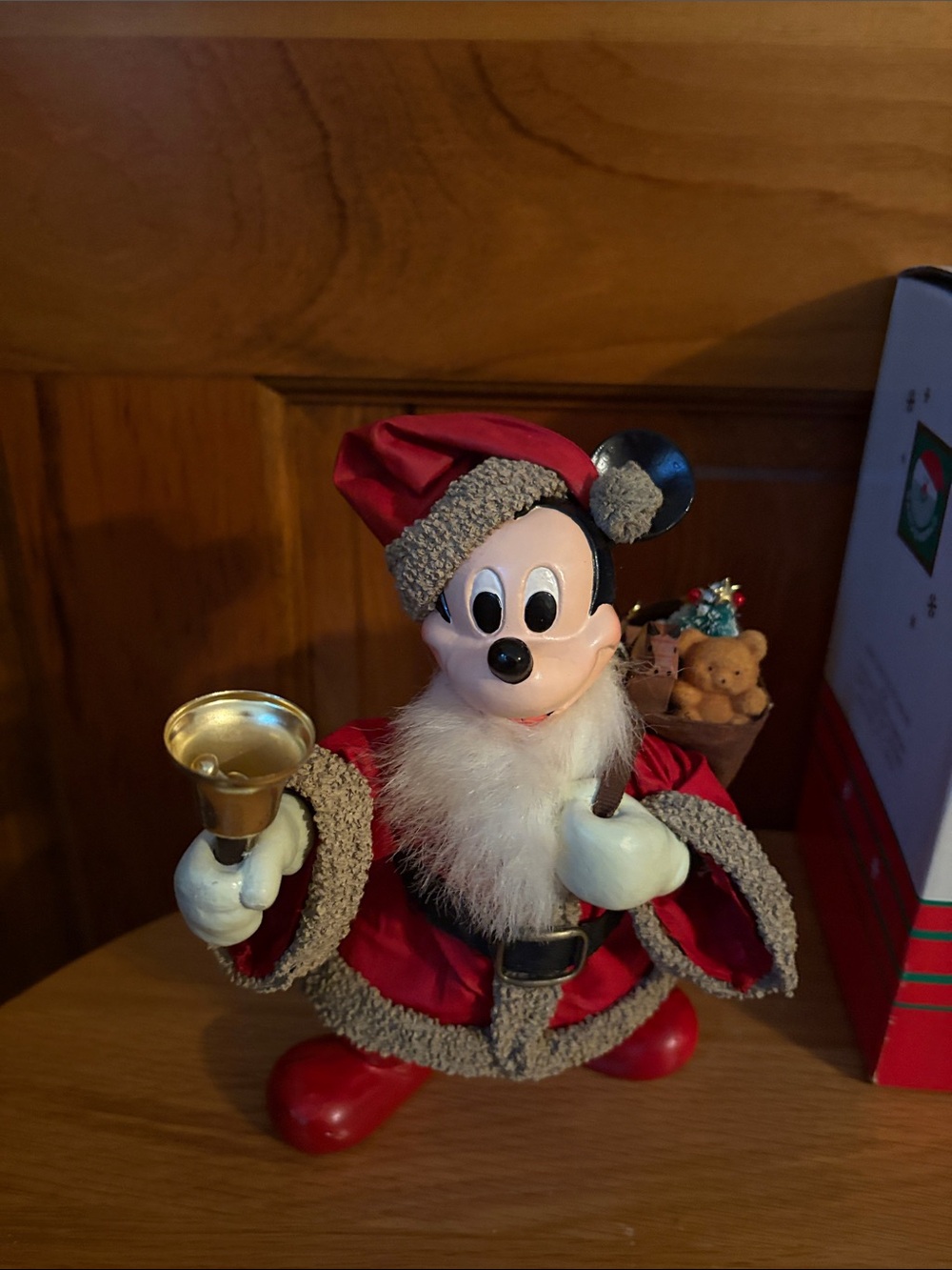 Mickey Mouse in Santa suit
